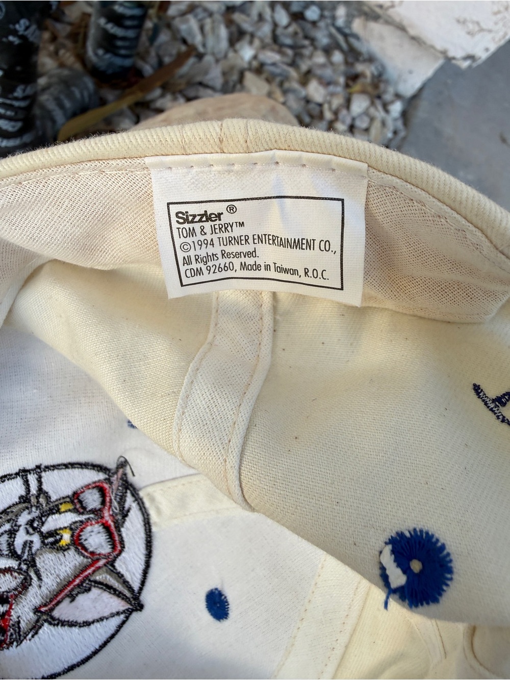 Vintage 1994 Tom & Jerry Sizzler Snapback Hat Cap - Picture 4 of 6